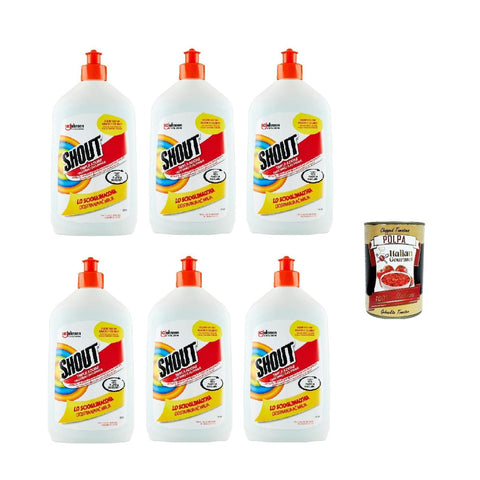 Shout Scioglimacchia Liquido, Smacchiatore Bucato Tripla Azione 1x500ml Original italienisch Haushalt