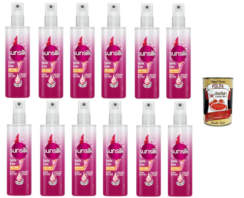 Sunsilk scintille di luce Glossy Spray per capelli spenti e crespi funkelndes, leicht glänzendes Spray für 12x200ml Original italienisch Sprays