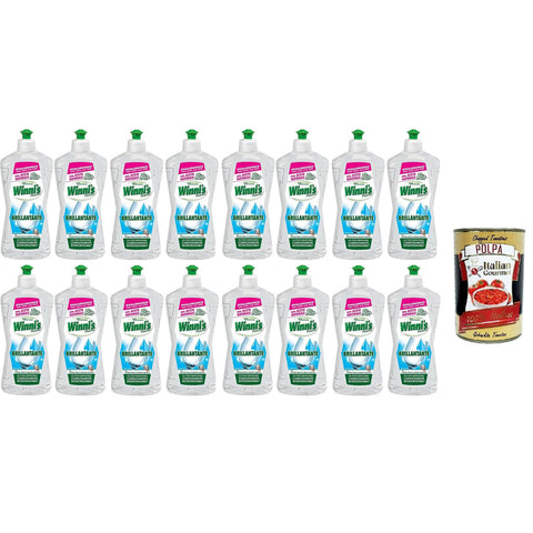 Winni's Hypoallergener Spülmaschinen Spülzusatz, mit natürlichem Bio Essig 16x250ml Original italienisch Haushalt