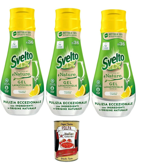Svelto Gel Lavastoviglie All in 1 Powered by Nature, mit 36 Waschgängen 1 Stk Original italienisch Haushalt