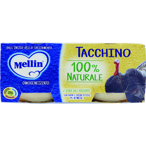 Mellin OMO.TACCHINO 2x80g Original italienisch Zutat