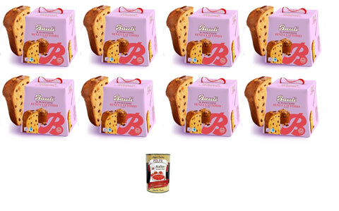 Italian Gourmet Stollen Bauli Il Panettone Classico Senza lattosio Der klassische Panettone ohne Laktose 8x700gr+ Italian Gourmet polpa 400g 8032804040014