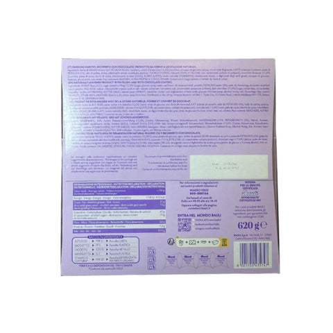 Italian Gourmet Stollen Bauli Pandorì L'Uovo  Osterkuchen mit Pistaziencreme und Zartbitterschokolade, Weicher Pandoro-Teig, 620 g