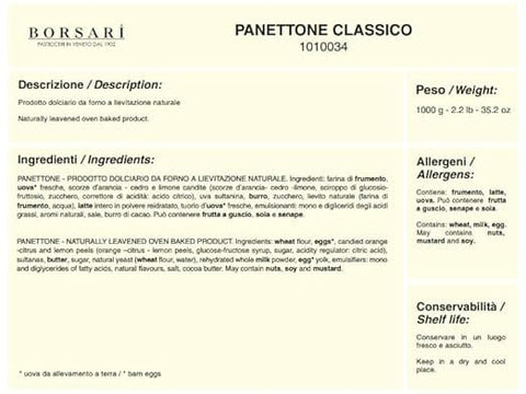 Italian Gourmet Stollen Borsari Panettone In Latta Merry Christmas Panettone in der Dose Frohe Weihnachten 1kg