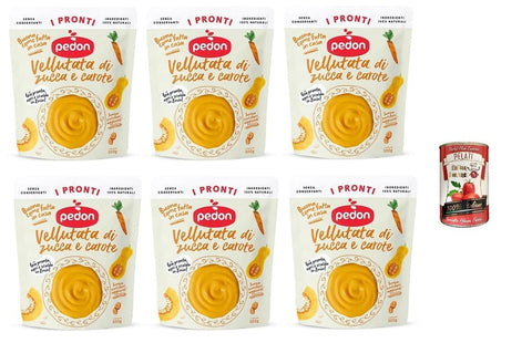 Pedon I Pronti Kürbis Karotten Cremesuppe 300 gr Suppen & Eintöpfe italienisch Original