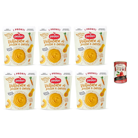 Pedon I Pronti Kürbis Karotten Cremesuppe 300 gr Suppen & Eintöpfe italienisch Original
