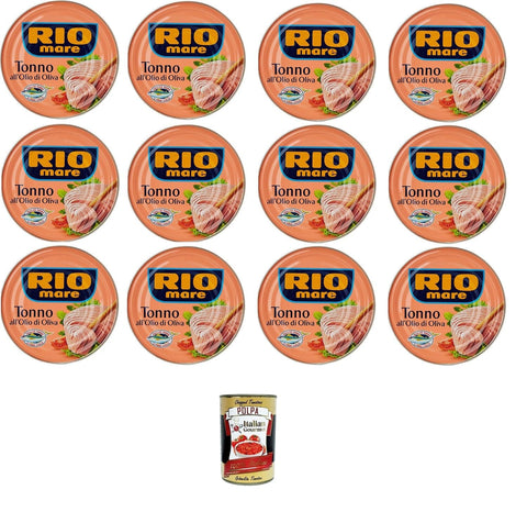 Rio Mare Tonno All'Olio Di Oliva Thunfisch in Olivenöl 12x500g Original italienisch Feinkost