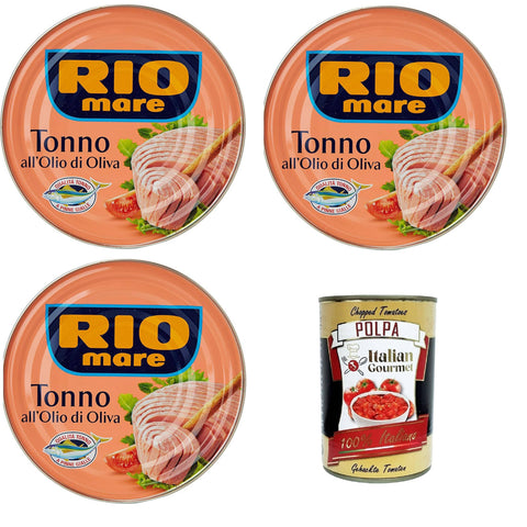 Rio Mare Tonno All'Olio Di Oliva Thunfisch in Olivenöl 3x 500 G italienisch Original