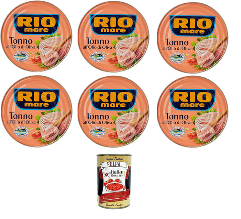 Rio Mare Tonno All'Olio Di Oliva Thunfisch in Olivenöl 6x500g Original italienisch Feinkost