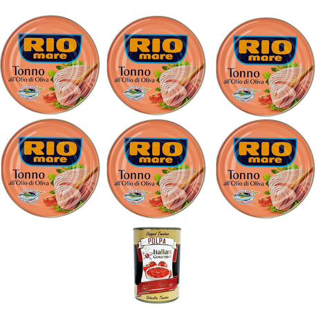 Rio Mare Tonno All'Olio Di Oliva Thunfisch in Olivenöl 6x500g Original italienisch Feinkost
