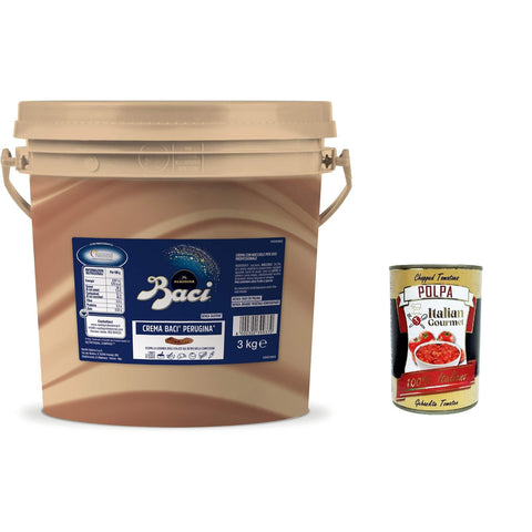 Baci Perugina Professionale Crema Con Granella Di Nocciole Creme mit Haselnusskrümeln 3 kg italienisch Original