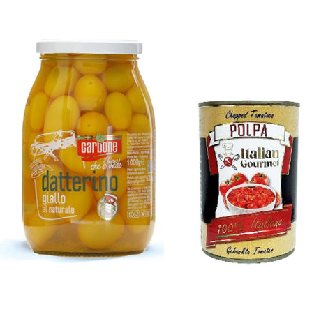 Carbone – Datterino Giallo naturale Natürlicher gelber Datterino 1 kg Würzsaucen italienisch Original