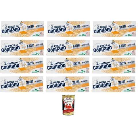 Pasta del Capitano Dentifricio Zenzero Ingwer Zahnpasta Vollständiger Schutz der Zähne 12x100 ml italienisch Original