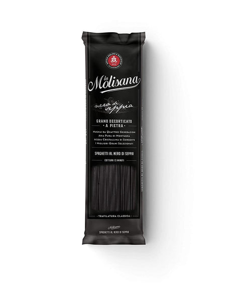 KDJMDL Gekühlte Pasta SPAGHETTI PASTA "LA MOLISANA" MIT SEPIA SCHWARZ - 12 X 500 gr - 6KG - AL NERO DI SEPPIA 8050513941682