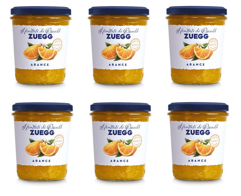 Zuegg Marmellata di Arance Orangenmarmelade handgepflücktes Obst 6x330g Original italienisch Aufstrich