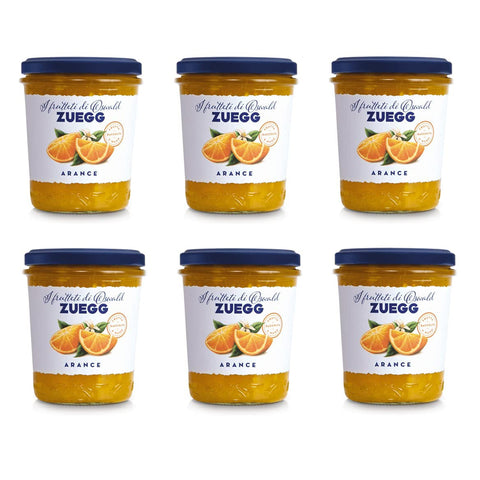 Zuegg Marmellata di Arance Orangenmarmelade handgepflücktes Obst 6x330g Original italienisch Aufstrich