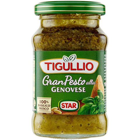 Star Tigullio GranPesto Pesto alla Genovese mit Basilikum Sauce Soße 12x190g Original italienisch