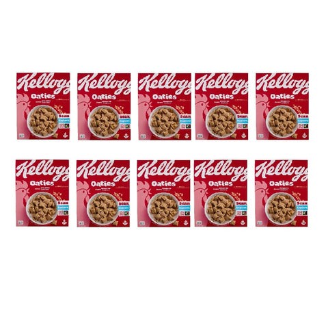 Kellogg Company Kaltes Müsli 10x Kellogg's Oaties Avena Croccante Knusprige Haferflocken 360 g 5059319035710