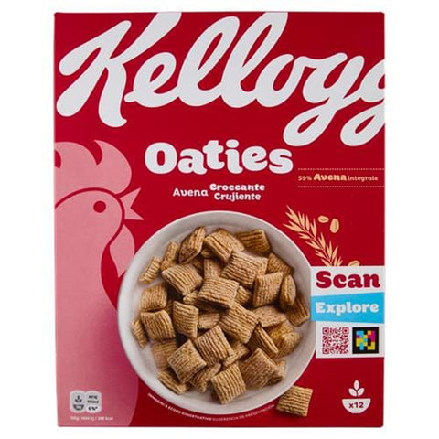 Kellogg Company Kaltes Müsli 10x Kellogg's Oaties Avena Croccante Knusprige Haferflocken 360 g 5059319035710