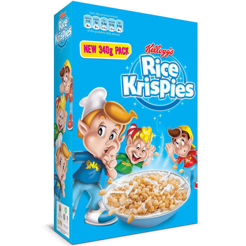 Kellogg's s Reis Krispies Müsli 8x340g Original italienisch