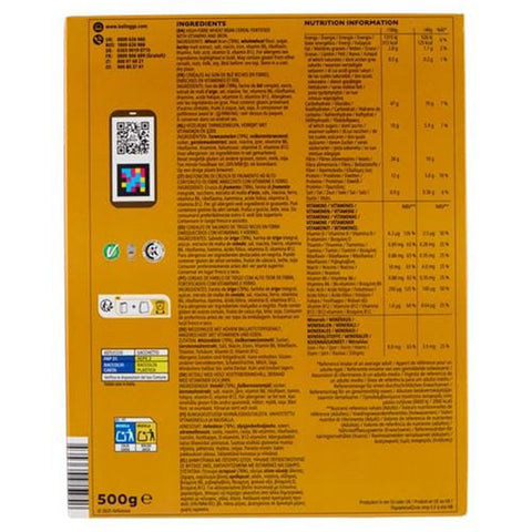 Kelloggs Kellogg's All - Bran Fibre Plus gemischtes Cereals, Volle Weizenfaser Getreide Müsli reich an Ballaststoffen 6x 500g inkl. Italian Gourmet polpa 400g Original italienisch