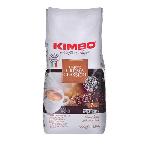 Kimbo Kaffee Kimbo Crema Classico Caffè in Grani Kaffeebohnen 1kg 8002200140694