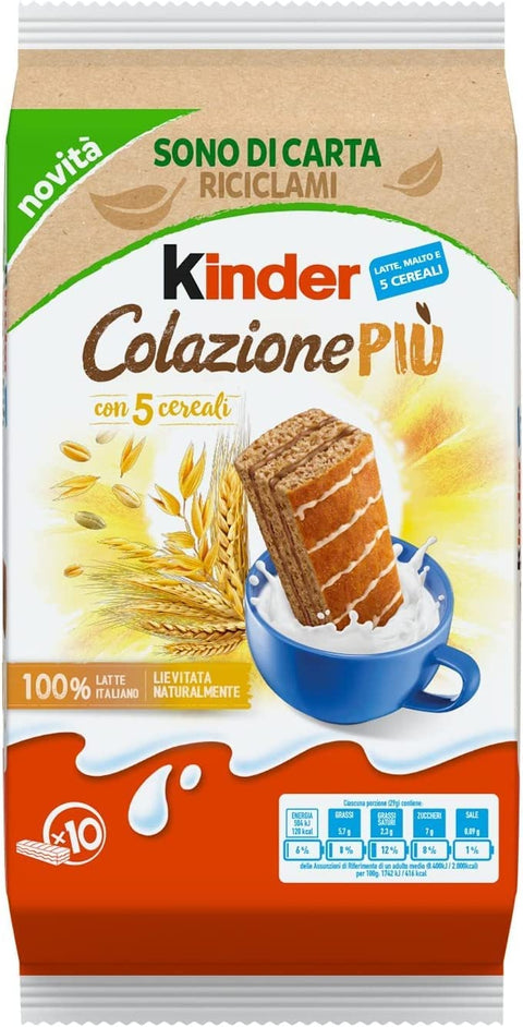 Kinder 60 Ferrero Colazione più Kuchen mit Körner 30 gr sweet snack kekse riegel Original italienisch