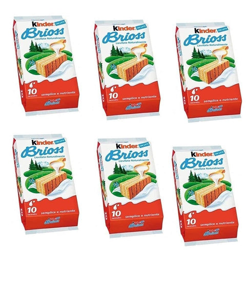 Kinder Ferrero Brioss Kuchen mit Milch classic brioche kekse 10x30g Original italienisch
