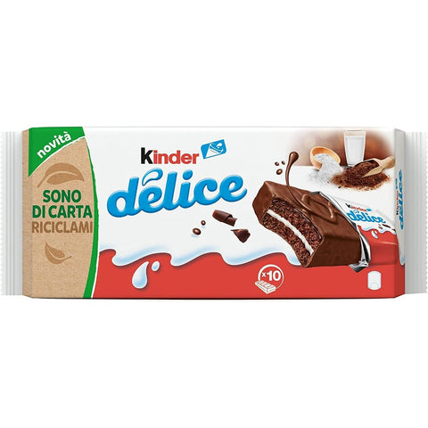Kinder Riegel Kinder Ferrero Delice kekse Kuchen schoko riegel schokolade Kakao milch 42g 60x Original italienisch 8000500034811