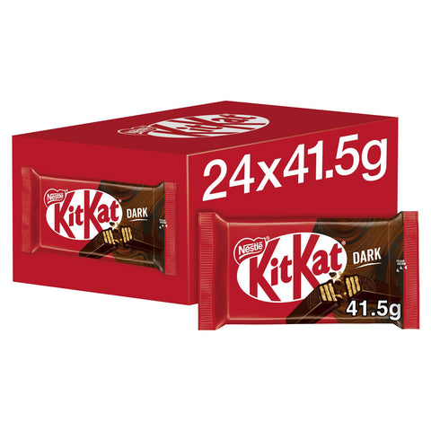 Kitkat KIT KAT 4 FINGER 70% DARK CHOCOLATE BAR 24 x 41.5g BARS Original italienisch