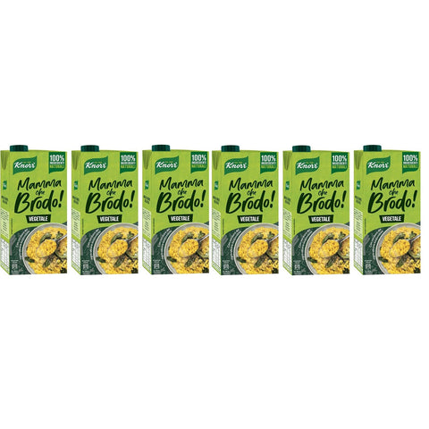 Knorr Knor Mamma che Brodo! Vegetale Gemüse 1 Lt Brühe & Fond italienisch Original