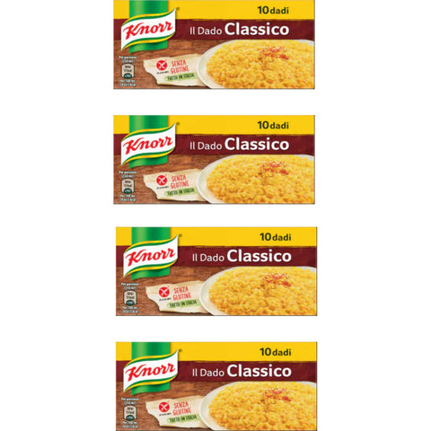 Knorr Bouillon Würfel "Classico", 4 Boxen à 1x10g Original italienisch Zutat