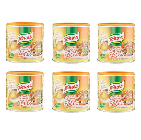 Knorr Brühe Knorr Brodo Granulare Pollo Nuova Ricetta Hühnerbrühe 6x150g 8710604738057