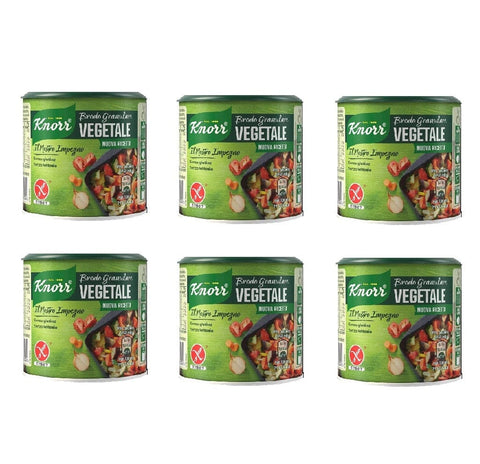 Knorr Brühe Knorr Brodo Granulare Vegetale Nuova Ricetta Gemüsegranulat 6x150g Gluten & Laktosefrei 8717163830994