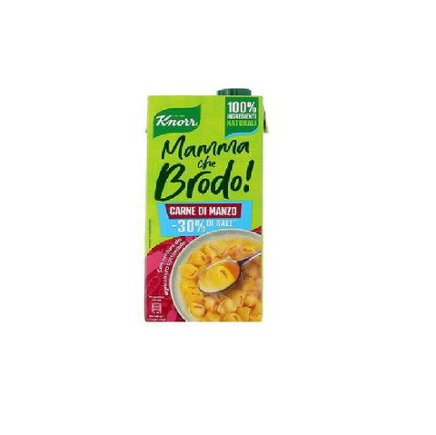 Knorr Brühe Knorr Mamma Che Brodo! Carne di manzo -30% sale  fertige Rinderbrühe -30 % Ausverkauf 1L