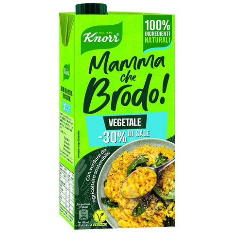 Knorr Brühe Knorr Mamma Che Brodo! Vegetale -30% sale fertige Gemüsebrühe -30 % Ausverkauf 1L 8720182761958
