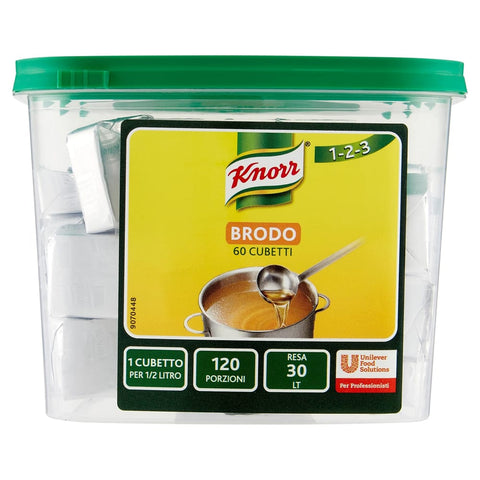 Knorr Knoblauch Knorr Sternmuttern 60 -Würfel 600 gr Original italienisch 8000860006091