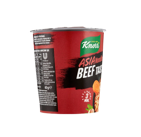Knorr Nudeln & Pasta Knorr Asia Noodles MANZO Beef Taste 8x 63 g  + Italian Gourmet polpa 400gr