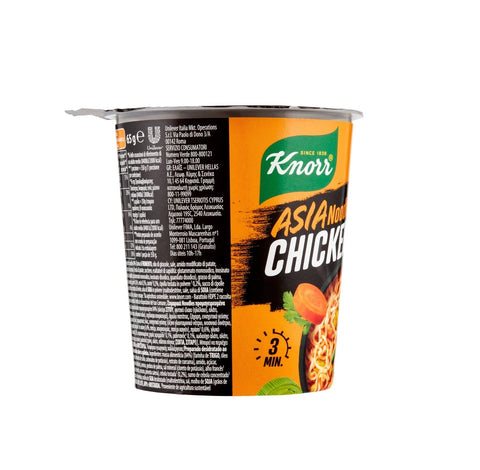 Knorr Nudeln & Pasta Knorr Asia Noodles POLLO Chicken Taste 8x 63 g + Italian Gourmet polpa 400gr