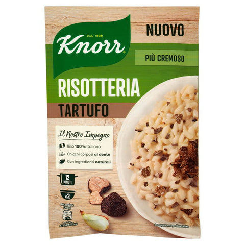 Knorr Risotto al Tartufo Reis mit Trüffel 100% Fertiggerichte Reisgerichte 15x175g Original italienisch