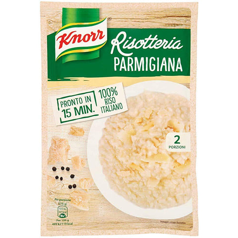 Knorr Risotto alla Parmigiana Reis 100% Fertiggerichte Risotto mit Parmesan 15x175g Original italienisch