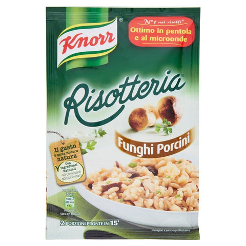 Knorr Reisgerichte 15x Knorr Risotto Funghi Reis Steinpilze 175g 100% italienisch Fertiggerichte 8001080003822
