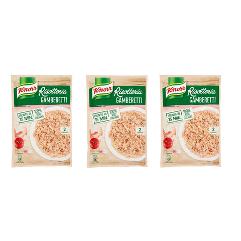 Knorr Risotto gamberetti Reis Garnelen 175 g 100% italienisch Fertiggerichte Reisgerichte Original