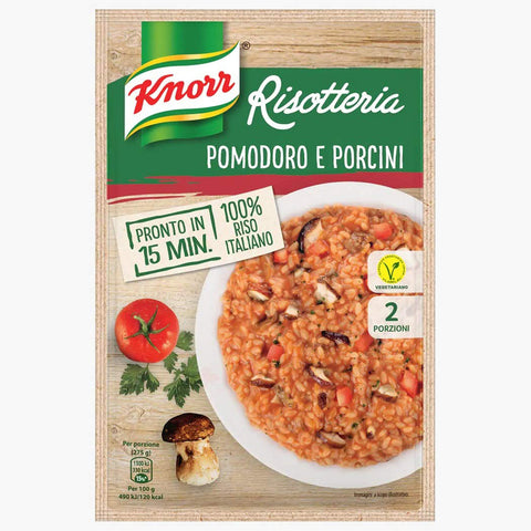 Knorr Risotto Tomaten und Steinpilze Reis 100% Fertiggerichte 3x 175g italienisch Original