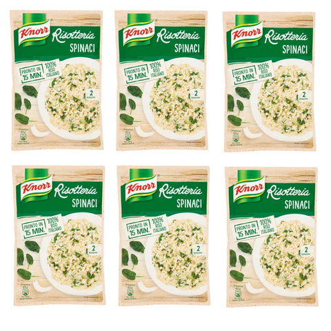 Knorr Risotto spinaci Reis Spinat 175g 100% italienisch Fertiggerichte 6x Original italienisch