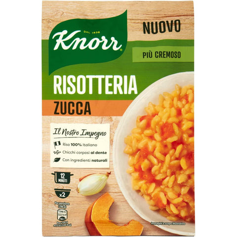 Knorr Risotto zucca Reis Kürbis 100% Fertiggerichte 6x175g Original italienisch