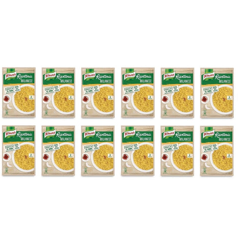 Knorr Reisgerichte Knorr Risotto alla Milanese Reis Safran 175 g 100% italienisch Fertiggerichte Reisgerichte Original 8001080003815