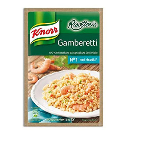 Knorr Risotto gamberetti Reis Garnelen 100% Fertiggerichte 1x175g Original italienisch
