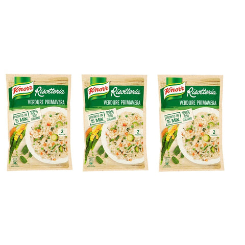 Knorr Reisgerichte Knorr Risotto primavera Reis Frühling 175 g 100% italienisch Fertiggerichte Reisgerichte Original 8000840020130