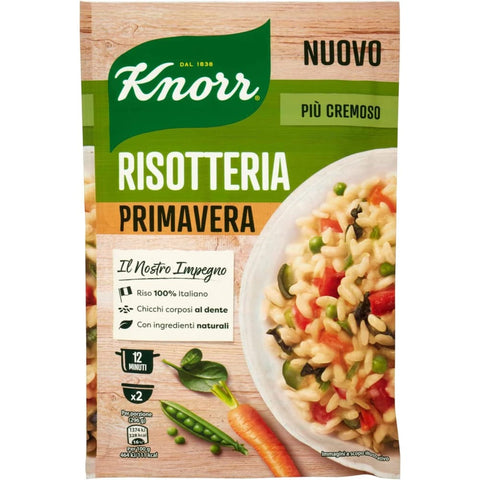 Knorr Reisgerichte Knorr Risotto primavera Reis Frühling 175 g 100% italienisch Fertiggerichte Reisgerichte Original 8000840020130